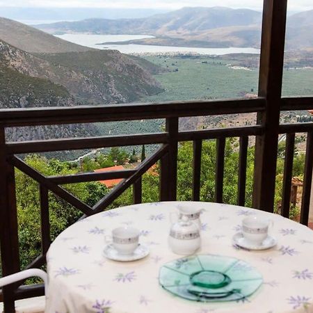 Apollon Stone Villa In Delphi With Breathtaking Views Eksteriør billede